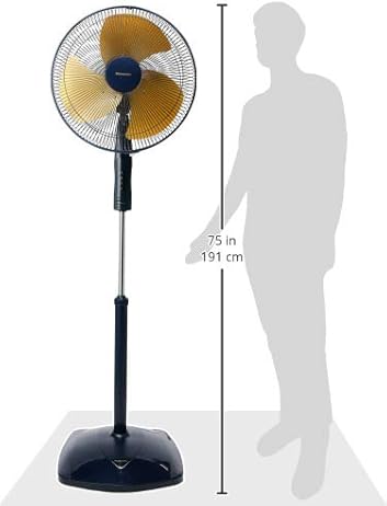 พัดลมตั้งพื้น Panasonic 8.8 กก. – แรงลมแรง ฐานมั่นคง เงียบ ประหยัดพลังงานPanasonic Stand Fan 8.8 kg – Powerful Airflow, Stable Base, Quiet & Energy-Efficient