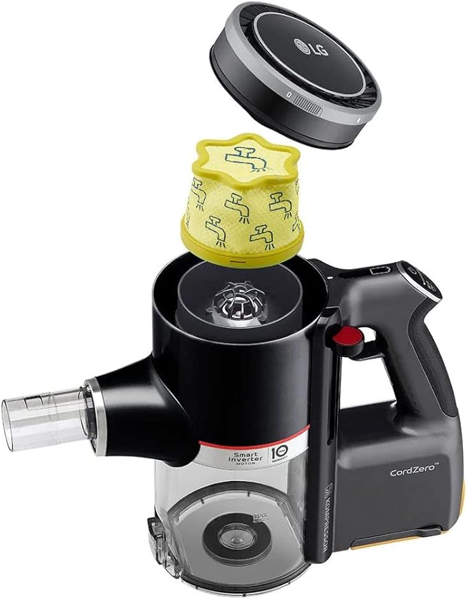 LG CordZero A9Kompressor A9K-ULTRA – เครื่องดูดฝุ่นไร้สาย Handstick แรงดูดสูง ถังฝุ่นใหญ่ แบตยาวCordless Handstick Vacuum with Strong Suction, Kompressor Bin & Dual Battery