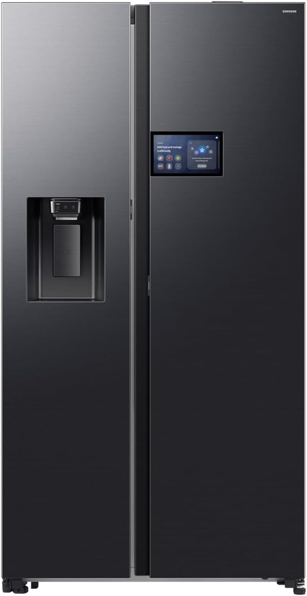 Samsung 615 L Bespoke AI Refrigerator SBS – AI Home (Black DOI) | ตู้เย็นจุใหญ่ ฟีเจอร์อัจฉริยะSamsung 615 L Bespoke AI Refrigerator SBS – AI Home (Black DOI) | Large Capacity Smart Fridge with AI & Auto Door