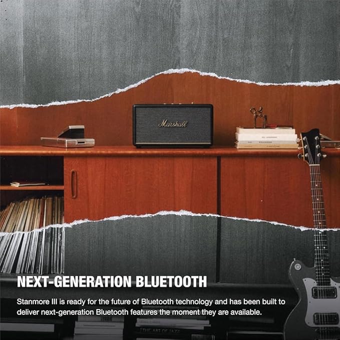 Marshall Stanmore III Homeline – ลำโพงคุณภาพสูง Bluetooth 5.2 + RCA/3.5 mm สำหรับบ้านMarshall Stanmore III Homeline Speaker – Bluetooth 5.2, RCA/3.5 mm, Premium Audio for Home