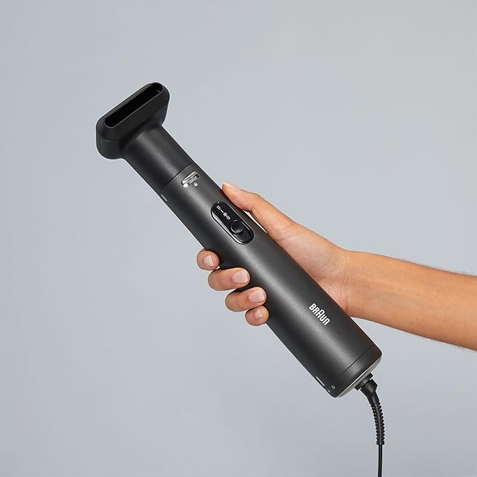 Braun Satin-Hair 4 AS 420 Air Styler & Ionic Iontec – แปรง 38 มม. + ไดร์ลมแรง สีดำBraun Satin-Hair 4 AS 420 Air Styler & Ionic Iontec – 38mm Round Brush + High-Speed Dryer – Black