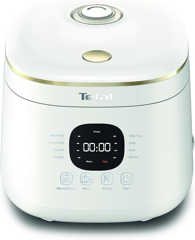 Tefal Rice Mate Mini RK5151 หม้อหุงข้าว 0.7 ลิตร – Fuzzy Logic, 8 โปรแกรม, ขนาดกะทัดรัดสำหรับคอนโดTefal Rice Mate Mini RK5151 0.7L Rice Cooker – Fuzzy Logic, 8 Programs, Compact Size for Small Homes