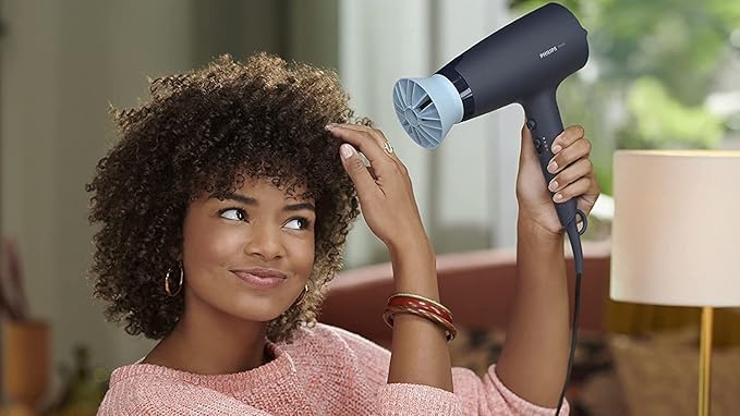 Philips BHD360/23 ไดร์เป่าผม 2100W ThermoProtect พร้อมหัวกระจายลม เป่าลมแรงแห้งไวPhilips BHD360/23 2100W ThermoProtect Hair Dryer with Diffuser – Fast Dry, Smooth Results