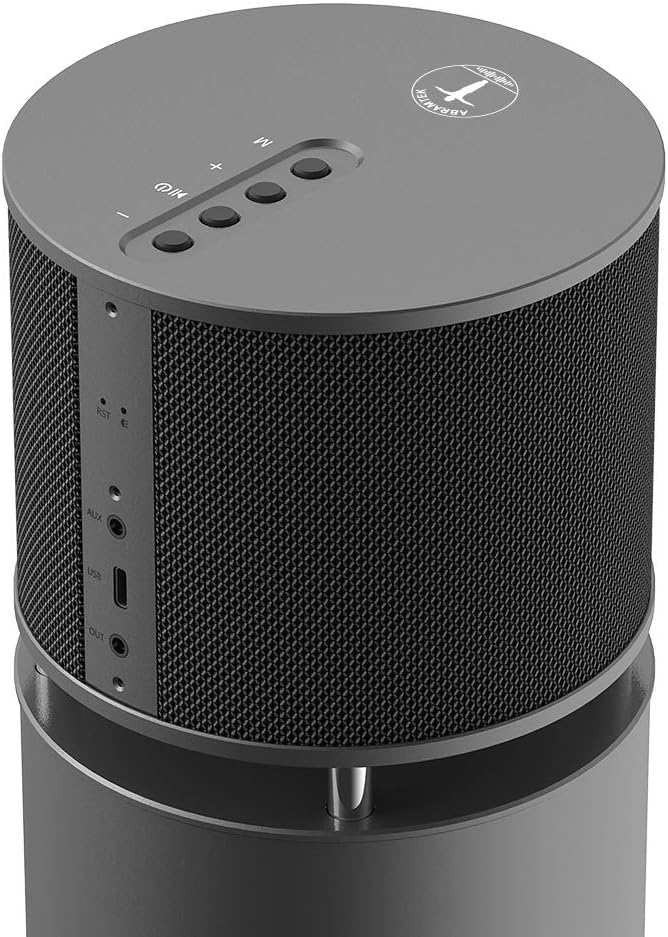 ABRAMTEK E600 100W Bluetooth Speaker – เบสหนัก 360° Sound สำหรับบ้าน & ปาร์ตี้ABRAMTEK E600 100W Bluetooth Speaker – Full Bass & 360° Sound, Grey