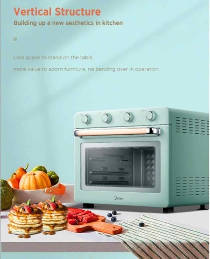 Midea Retro 35L เตาอบไฟฟ้า – ความจุ 35 ลิตร ดีไซน์วินเทจ ใช้งานง่ายMidea Retro 35L Electric Oven – Vintage Style, Spacious & Easy to Use