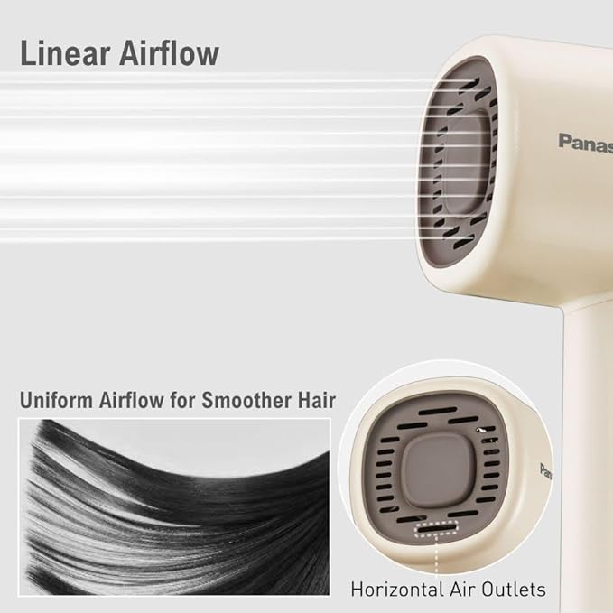 Panasonic EH-NE6M-C452 ไดร์เป่าผมดิจิทัล 104,800 rpm ลมแรง 66 m/s พร้อมระบบ NTC ป้องกันผมเสียPanasonic EH-NE6M-C452 Ionity Hair Dryer – 104,800 rpm Motor, 66 m/s Airflow & NTC Protection