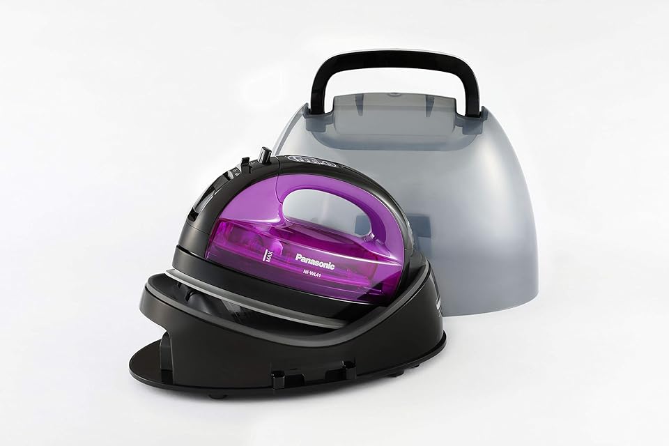 Panasonic NI-WL41VSH เตารีดไอน้ำไร้สาย 1550W – รีดง่าย ไร้สาย ถังน้ำถอดได้Cordless Steam Iron – Cordless, Detachable Tank & Smooth Ironing