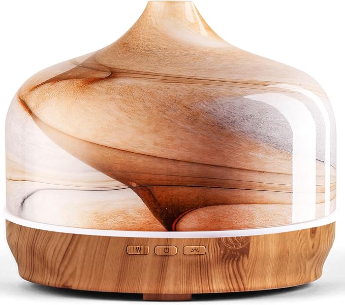 Porseme 500 ml Glass Diffuser – เครื่องพ่นไอน้ำ & อโรมา กลิ่นหอม หมอกเย็น สำหรับบ้านและสปาPorseme 500 ml Glass Aroma Diffuser – Ultrasonic Cool Mist Humidifier for Home, Yoga & Spa