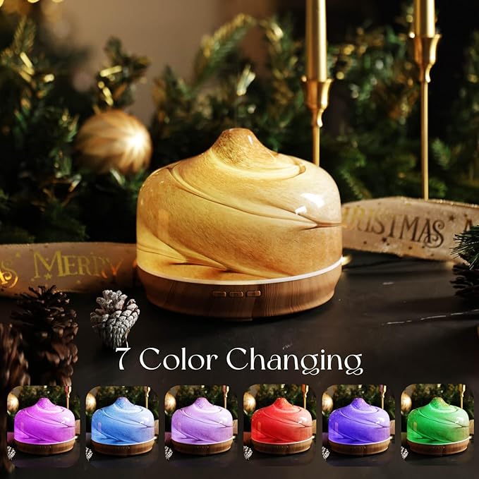 Porseme 500 ml Glass Diffuser – เครื่องพ่นไอน้ำ & อโรมา กลิ่นหอม หมอกเย็น สำหรับบ้านและสปาPorseme 500 ml Glass Aroma Diffuser – Ultrasonic Cool Mist Humidifier for Home, Yoga & Spa