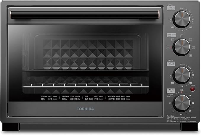 เตาอบไฟฟ้า Toshiba TL-MC35Z ขนาด 35L | Convection + ย่างหมุน 360°Toshiba TL-MC35Z Electric Oven 35L | Convection & 360° Rotisserie