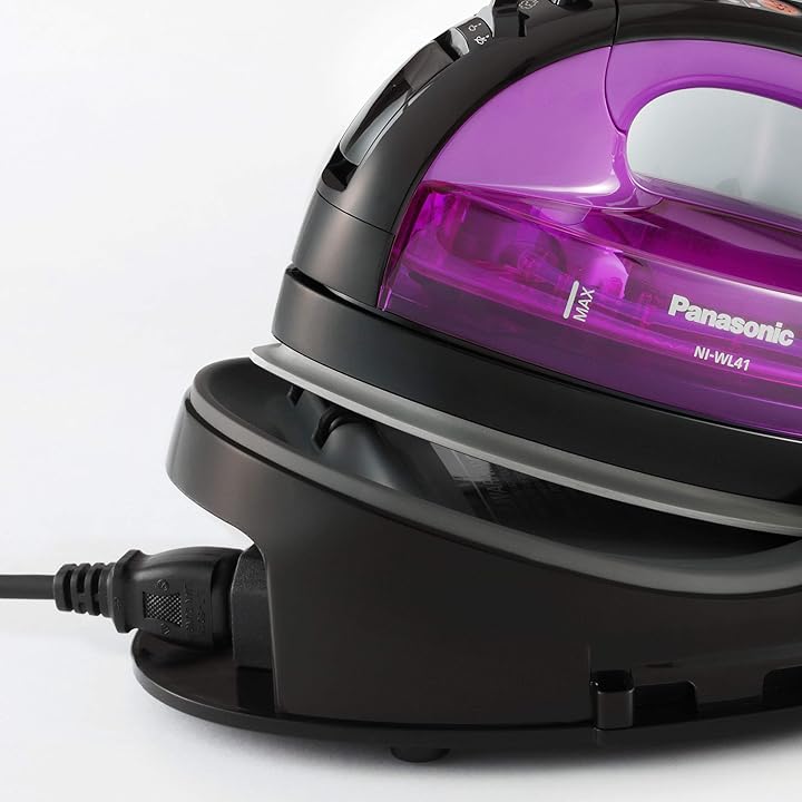 Panasonic NI-WL41VSH เตารีดไอน้ำไร้สาย 1550W – รีดง่าย ไร้สาย ถังน้ำถอดได้Cordless Steam Iron – Cordless, Detachable Tank & Smooth Ironing