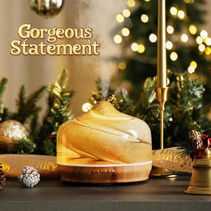 Porseme 500 ml Glass Diffuser – เครื่องพ่นไอน้ำ & อโรมา กลิ่นหอม หมอกเย็น สำหรับบ้านและสปาPorseme 500 ml Glass Aroma Diffuser – Ultrasonic Cool Mist Humidifier for Home, Yoga & Spa