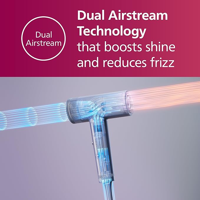Philips BHD837/03 ไดร์เป่าผม Brushless DC Motor Series 8000 – ลมแรง 110,000 RPM และ ThermoShield AdvancedPhilips BHD837/03 Hair Dryer Series 8000 – Brushless DC Motor, Up to 110,000 RPM & ThermoShield Advanced