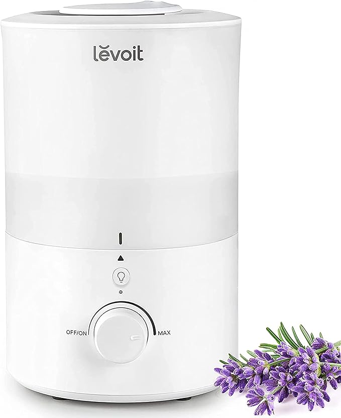 LEVOIT Humidifier 3 L – เครื่องพ่นไอน้ำเย็น เงียบ พร้อมหัวพ่น 360° สำหรับ ห้องนอน & ห้องเด็กLEVOIT 3L Cool Mist Humidifier – Quiet 360° Home Humidifier for Bedrooms & Nurseries