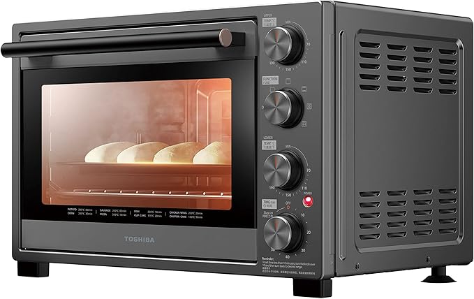 เตาอบไฟฟ้า Toshiba TL-MC35Z ขนาด 35L | Convection + ย่างหมุน 360°Toshiba TL-MC35Z Electric Oven 35L | Convection & 360° Rotisserie