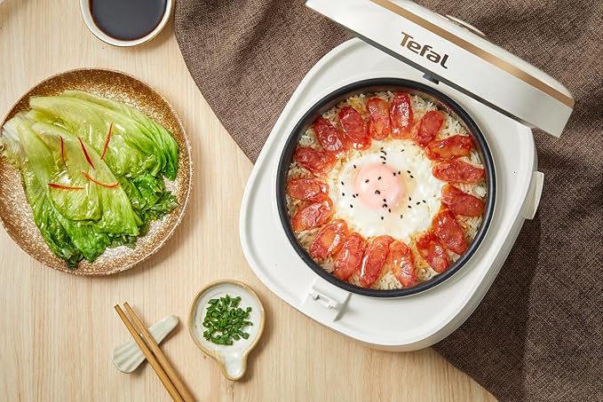 Tefal Rice Mate Mini RK5151 หม้อหุงข้าว 0.7 ลิตร – Fuzzy Logic, 8 โปรแกรม, ขนาดกะทัดรัดสำหรับคอนโดTefal Rice Mate Mini RK5151 0.7L Rice Cooker – Fuzzy Logic, 8 Programs, Compact Size for Small Homes