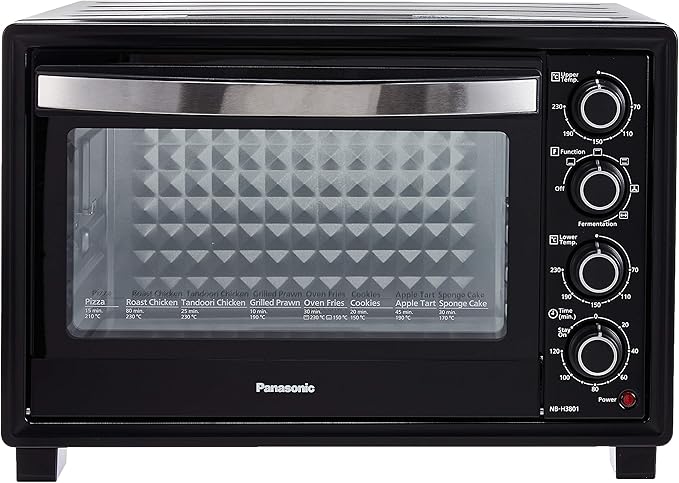 Panasonic NB-H3801KSP เตาอบไฟฟ้า 38 ลิตร – Convection Oven สีดำPanasonic NB-H3801KSP 38L Electric Oven – Convection Oven Black Finish