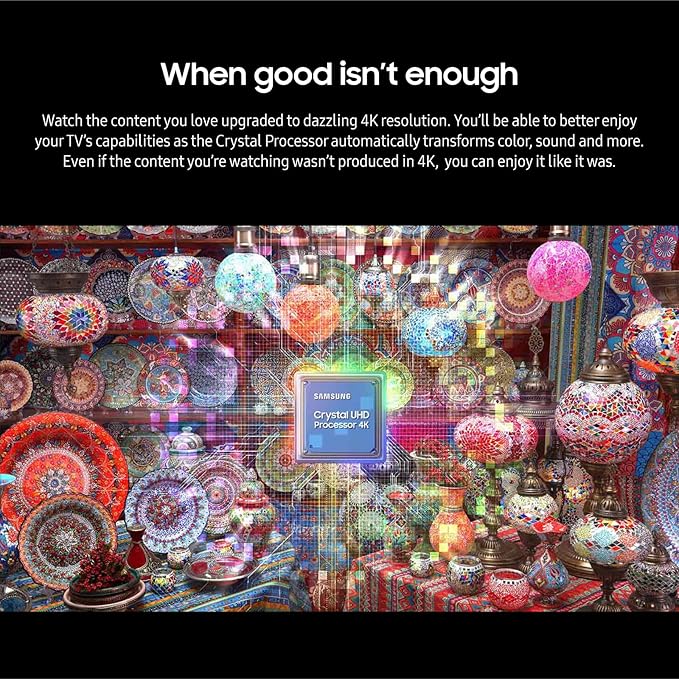 Samsung 55" CU8000 ทีวี 4K Crystal UHD – PurColor, OTS Lite, Q-Symphony, ดีไซน์บางเฉียบSamsung 55-Inch CU8000 4K Crystal UHD TV – PurColor, OTS Lite, Q-Symphony, Ultra Slim Design