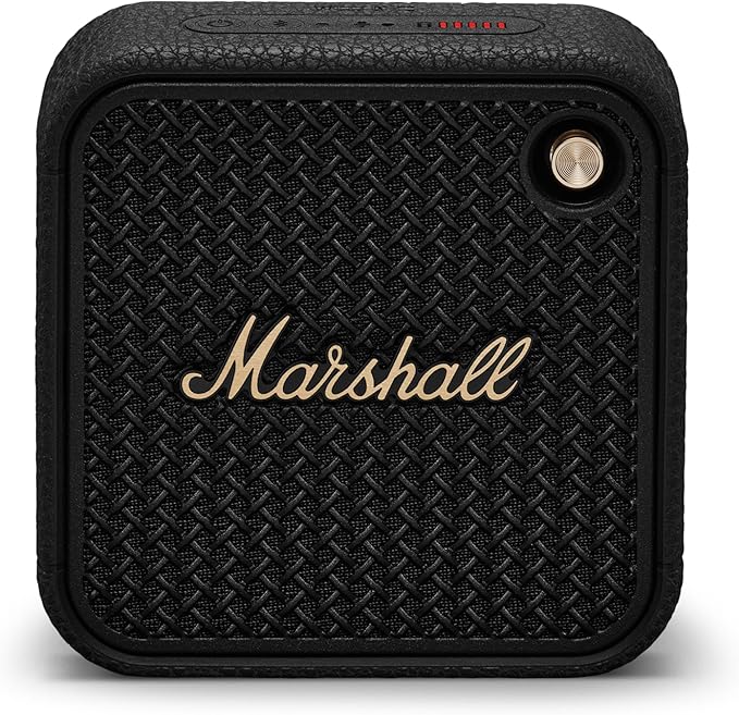 Marshall Willen II – ลำโพง Bluetooth พกพา IP67 แบต 17 ชม. สีดำMarshall Willen II Portable Bluetooth Speaker – IP67, 17h Battery, Black