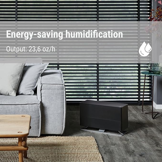 Stadler Form Oskar Big – เครื่องเพิ่มความชื้นประหยัดพลังงาน สำหรับห้องใหญ่ 100 ตร.ม. เสียงเงียบมากSaving Humidifier for Large Rooms, Ultra-Quiet, Dimmable LED, Auto Shut-off